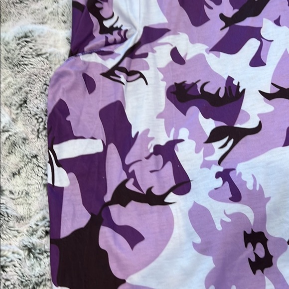 New 2XL Jumpsuit Sleeveless V Neck Razorback Purple - Picture 6 of 7